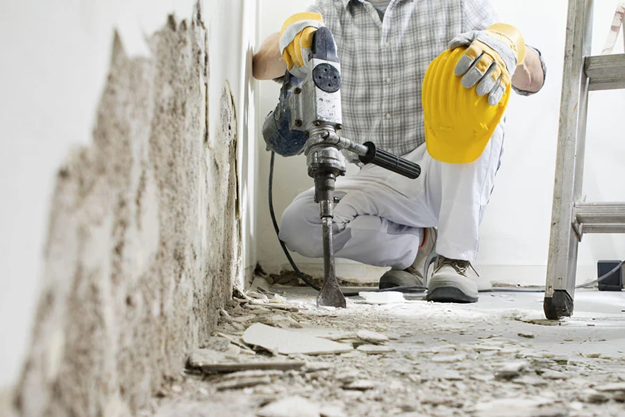 concrete slab foundation repair austin in